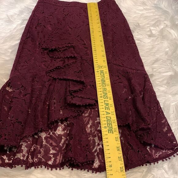 DO+BE TWO PIECE SMALL LACE SKIRT/TOP SET in purple - Picture 13 of 14